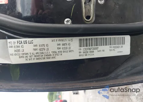 2015 Dodge Dart Sxt из США, поврежденный, VIN 1C3CDFBB2FD363697